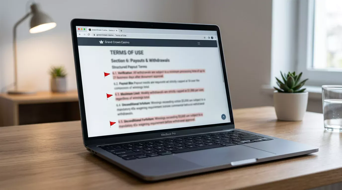 Czerwone flagi ostrzegawcze przy ocenie wypłat podejrzanego kasyna