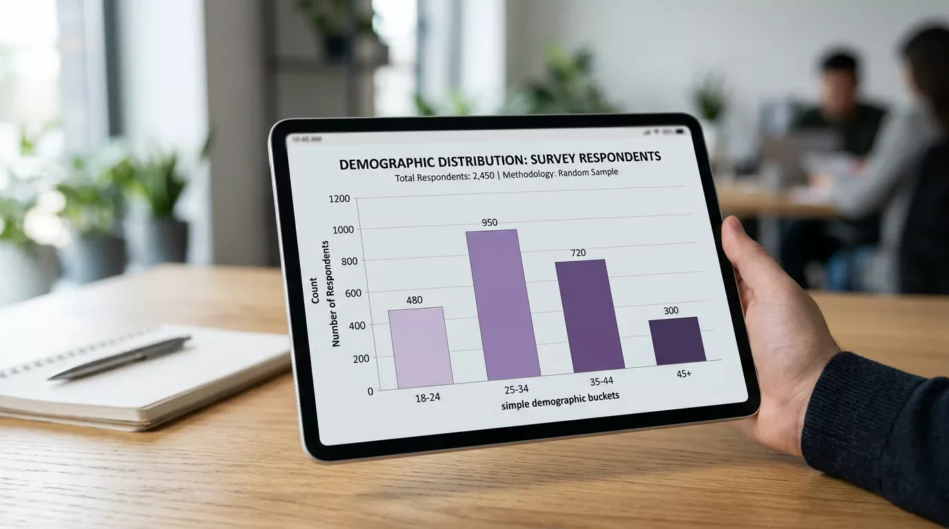 Demografia graczy online w Polsce na prostym wykresie kolumnowym