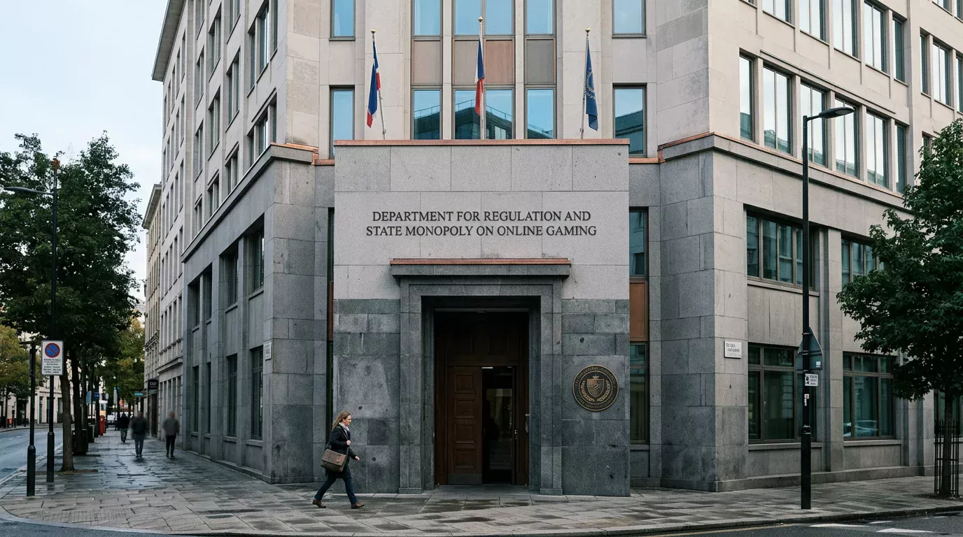 Symbol państwowego monopolu na legalne kasyno online w Polsce