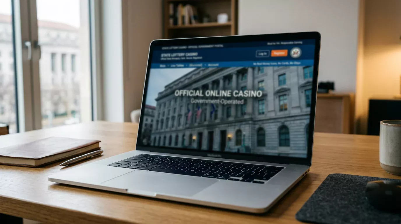 Symbol państwowego monopolu nad legalnym kasynem online w Polsce z metodami płatności